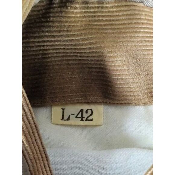 Vintage Mervyns Cambridge Classics Corduroy Blazer Men Sz 42L Tan Patch Workwear - Picture 8 of 12